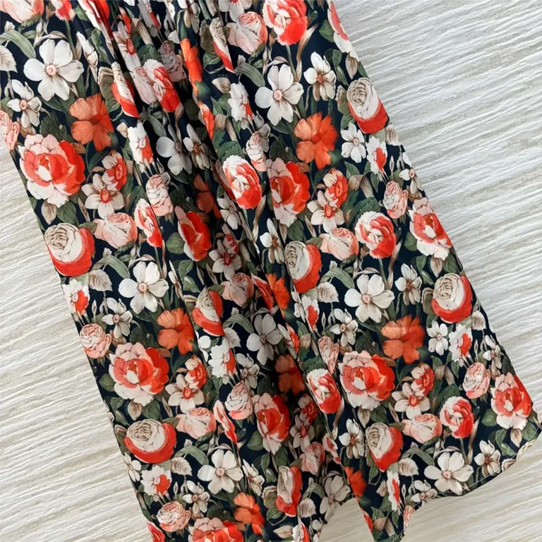 Miumiu Lapel Floral Dress